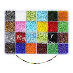 Mostacillas para bisutería aretes manillas x 30 gr 1